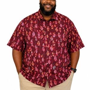 Across The Pond Big & Tall Size 3X Mens Button Up